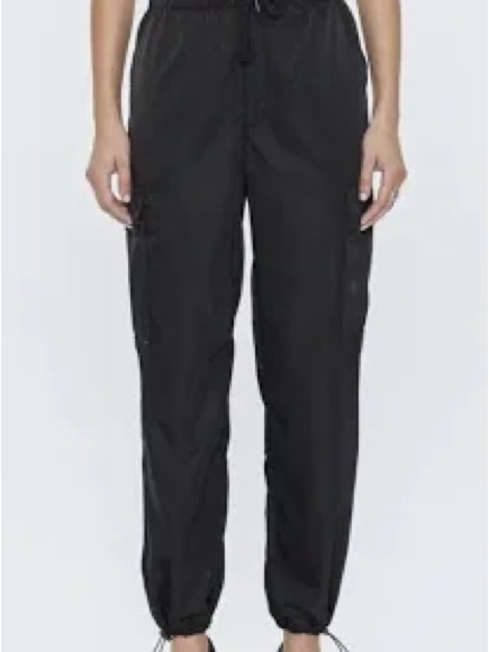 pistola Black Cargo Joggers with Drawstring Hem medium black